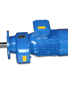 Helical geared motor SK 30F-100 L/4 2.20kW, V1 F 200